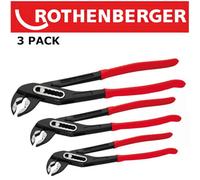 Rothenberger Spk Water Pump Plier 3 Piece Set 7" 10" 12"