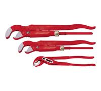 Rothenberger Workshop Pliers Set 3-Piece Pipe Wrench Ø1"-Ø1.1/2" 070140X