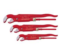 Rothenberger Workshop Pliers Set 3-Piece Pipe Wrench Ø1-2" 070130X