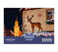 Rothenburg Ob Der Tauber Wooden Jigsaw Puzzle Waterproof 1000 Piece Puzzles for Adults Gifts Fun Home Decoration
