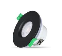 ROTHER Black LED Downlight - 6W IP65 Fir Ceiling Light, 4 CCT Adjustable, Recessed Bathroom & Kitchen Spotlight, Ø65mm Cut-Out (Black, ONE Size)