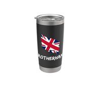 Rotherham Great Britain Flag British Heritage English Pride Stainless Steel Insulated Tumbler