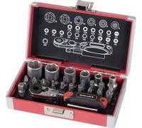 Rothewald Mini-ratchet set SET, 1/4' METRIC
