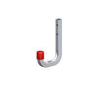 Rothley Aluminium Wall-Mounted J-Shaped Storage Hook (H)140mm (D)115mm