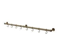 Rothley Antique Brass Effect Stainless Steel Kitchen Accessory Rail (H)66.5mm (L)1012mm