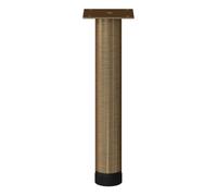 Rothley Antique Brass Effect Straight Furniture Leg (H)156mm