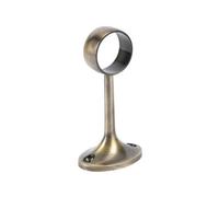 Rothley Antique Brass Effect Zinc Alloy Rail Centre Bracket (Dia)25mm