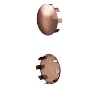 Rothley Antique Copper 2 Pack Staircase Handrail Shallow End Cap (Diam) 40mm