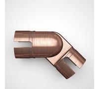 Rothley Antique Copper Adjustable Bannister Staircase Handrail Elbow 40mm Rothley Copper