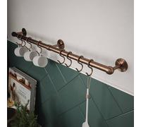 Rothley Antique Copper Adjustable Easy Fit Kitchen Utensil Rail Kit 60cm Rothley Copper