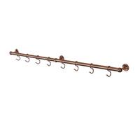 Rothley Antique Copper Effect Stainless Steel Kitchen Accessory Rail (H)66.5mm (L)1012mm