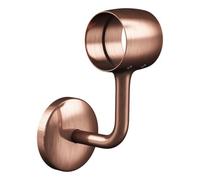 Rothley Antique Copper Staircase Handrail Connecting Wall Bracket (Diam) 40mm