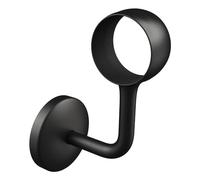 Rothley Bannister Staircase Handrail Wall Bracket 40mm Diameter in Matt Black - Fitting with Covered Fixings for Home Interior Stair Rails