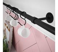 Rothley Black Matt Adjustable Hanging Easy Fit Kitchen Utensil Rail Kit 100cm Rothley Black