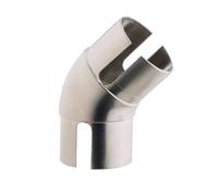 Rothley Handrail 135 Degree Elbow - Brushed Nickel Finish Internal fit x 1