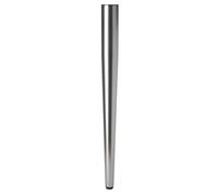 Rothley Brushed Satin Stainless Steel Effect Designer Leg (Dia)60mm (H)710mm
