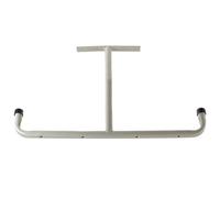 Rothley Cream Steel Ceiling-Mounted T-Shaped Double Storage Hook