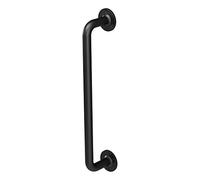 Rothley Grab Rail Mobility Disability Aid - Matt Black Handle Bathroom Outdoor - 457x25mm