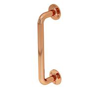 Rothley Grab Rail Mobility Disability Aid - Polished Copper Handle Bathroom Outdoor - 305x25mm