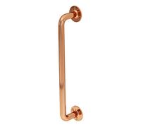 Rothley Grab Rail Mobility Disability Aid - Polished Copper Handle Bathroom Outdoor - 457x25mm