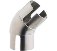 Rothley Handrail 135 Degree Elbow - Brushed Nickel Finish Internal fit x 1