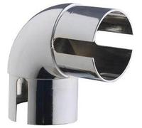 Rothley Handrail 90 Degree Elbow - Chrome Finish Internal fit x 1 | Sturdy steel construction makes an ideal indoor bannister component, fitting securely with an internal connection.