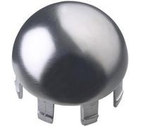 Rothley Handrail Dome Cap - Brushed Nickel Finish Internal fit x 2