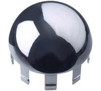Rothley Handrail Dome Cap - Chrome Finish Internal fit x 2