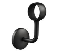 Rothley Matt Black Bannister Staircase Handrail Wall Bracket (Diam) 40mm