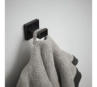 Rothley Matt Black Square Robe Hook