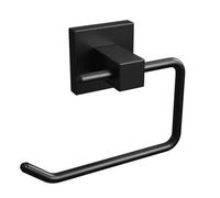 Rothley Matt Black Square Toilet Roll Holder