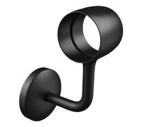 Rothley Matt Black Stair Handrail Connecting Wall Bracket