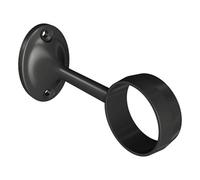 Rothley Matt Black Zinc Alloy Rail Centre Bracket (Dia)25mm