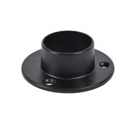 Rothley Matt Black Zinc Alloy Rail End Socket (Dia)25mm