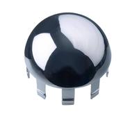 Rothley Polished Chrome 2 Pack Modern Staircase Handrail Dome End Cap 40mm in Silver Rothley Silver