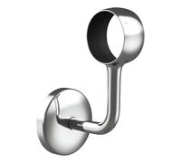 Rothley Polished Chrome Modern Bannister Staircase Handrail Wall Bracket 40mm in Silver Rothley Silver