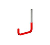 Rothley Red Steel Wall-Mounted J-Shaped Storage Hook (H)300mm (D)250mm