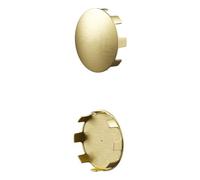 Rothley Satin Brass 2 Pack Staircase Handrail Shallow End Cap (Diam) 40mm