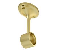 Rothley Satin Brass Effect Zinc Alloy Rail Centre Bracket (Dia)25mm
