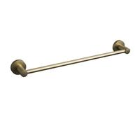 Rothley Satin Brass Round Towel Rail
