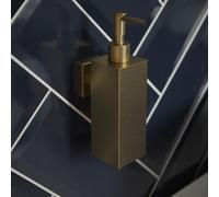 Rothley Satin Brass Square Soap Dispenser