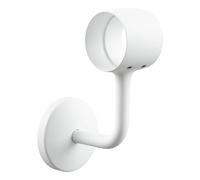 Rothley Staircase Handrail Connecting Wall Bracket 40mm Diameter in Matt White - Fitting with Covered Fixings for Home Interior Stair Rails