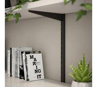 Rothley Twinslot Shelving Kit Matt Black 1981mm (H) 120mm (D)