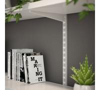 Rothley Twinslot Shelving Kit Matt White 1600mm (H) 320mm (D)