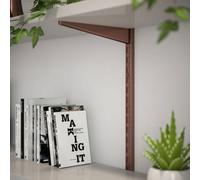 Rothley Twinslot Shelving Kit Polished Copper 1600mm (H) 320mm (D)