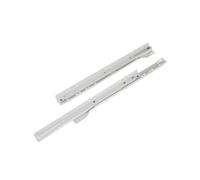 Rothley White Self-Close Bottom-Fixed Drawer Runner (L)255mm, Pair