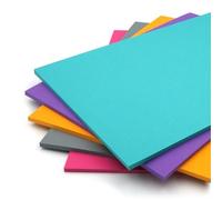 Rothmill A4 Coloured Card Stock, 175gsm Weight and 230 Micron Thickness, Multicoloured Card Pack with 5 Retro Colours, Ideal for Arts and Craft, Office and Stationery Use - 100 Sheets