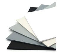 Rothmill A4 Coloured Card Stock, 220gsm Weight and 280 Micron Thickness, Grey Card Pack with 5 'Grey' Tones, Ideal for Arts and Craft, Office and Stationery Use - 50 Sheets