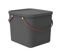 Rotho Albula Large Storage Box with Lid & Handle, 40l