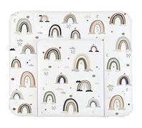 Rotho Babydesign Changing Mat, From 0 Months, Boho Rainbow, 85 x 72 cm, white, 20062 0010 DI01